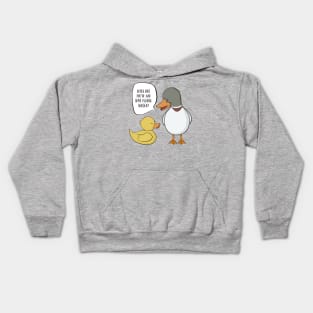 You've Had Some Plastic Surgery- Funny Rubber Duck Kids Hoodie